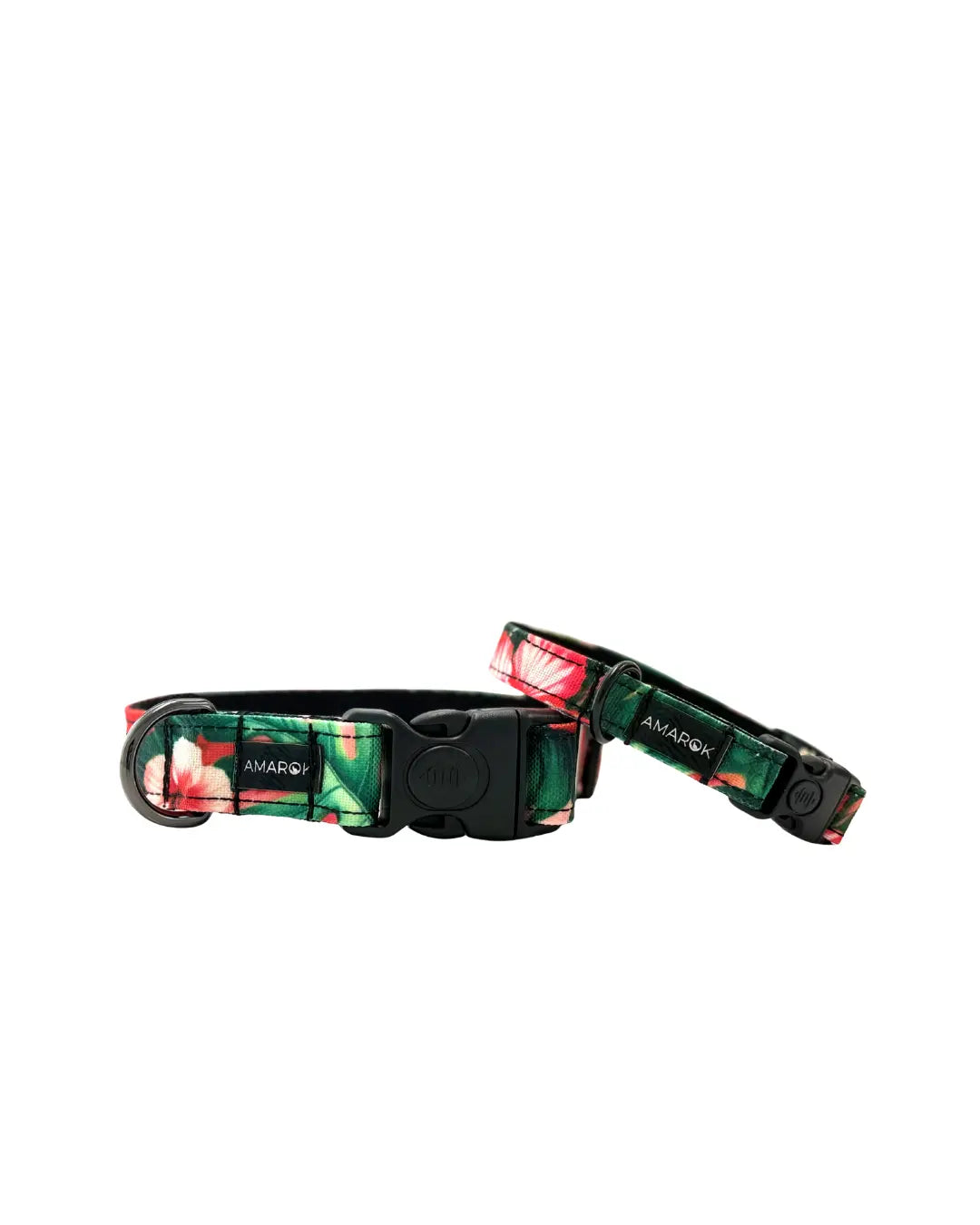 Collier pour gros et collier pour petit chien au design ALOALO. ALOALO Designed big and small dog collars.