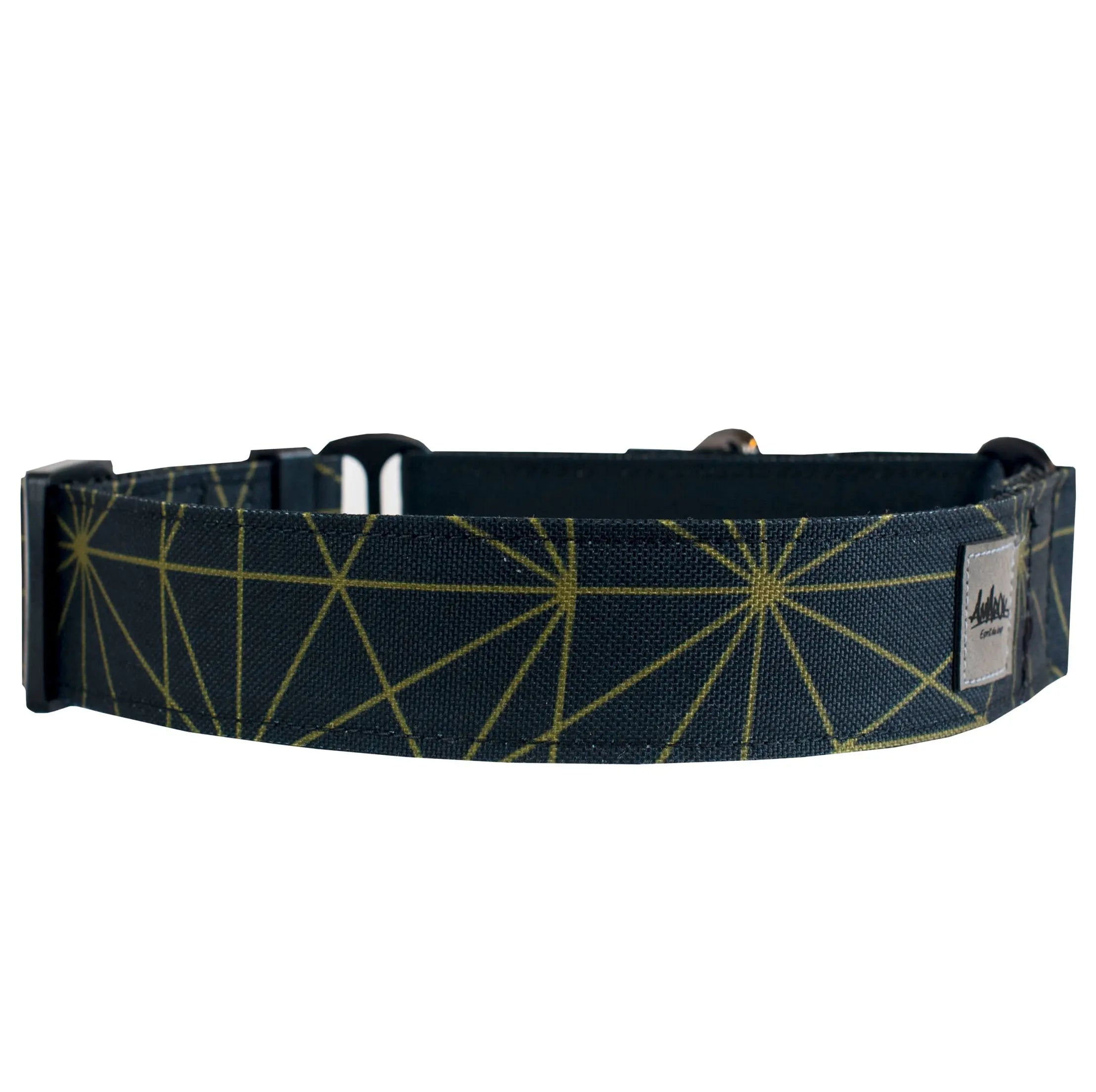 Collier pour chien martingale de la collection Géométrie, vue de côté