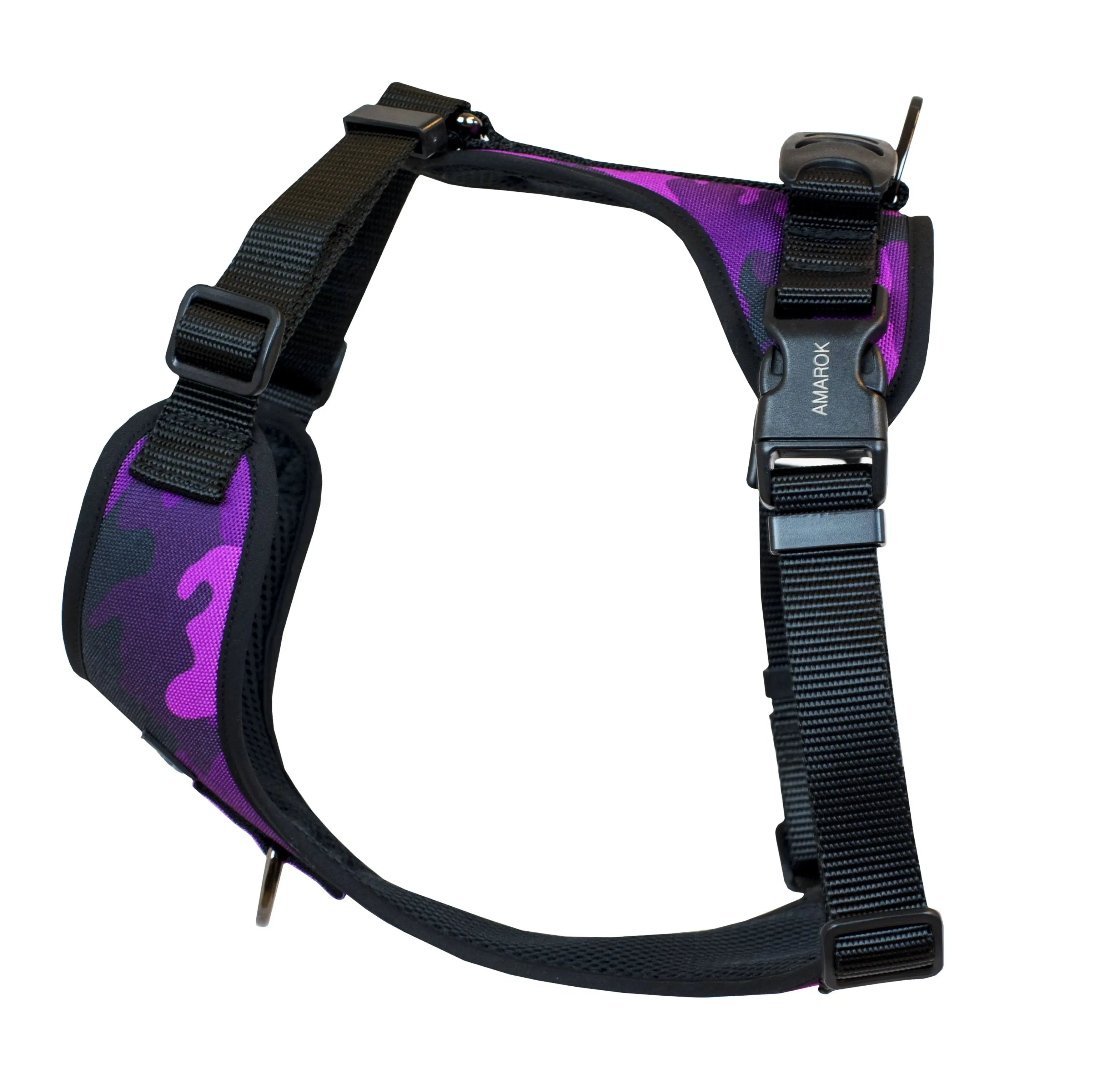 Harnais régulier de randonnée pour gros chien de la collection Astrid, vue de côté