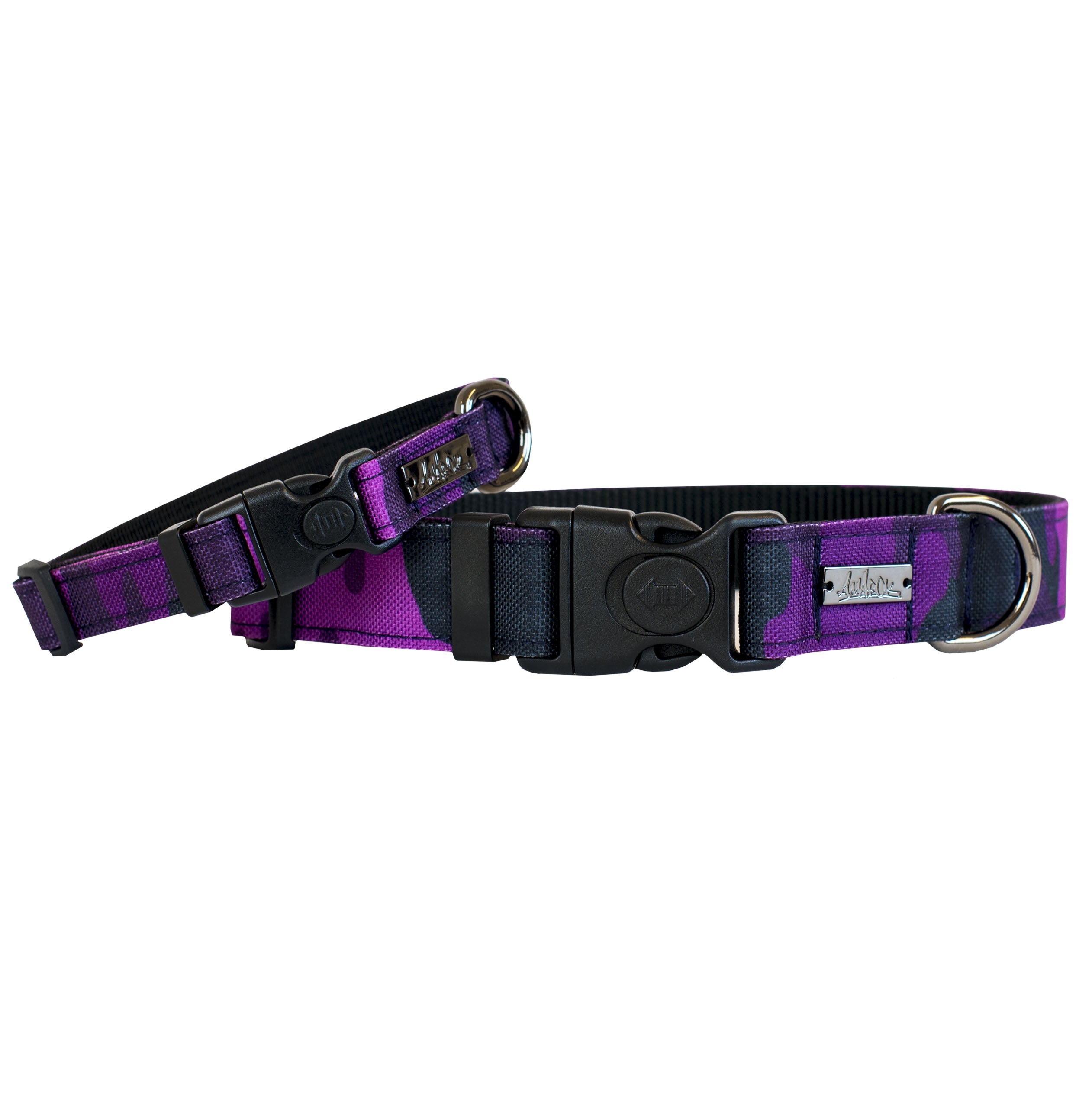 Collier régulier pour chien en tissus souple de la collection Astrid. Pour gros chien et petit chien.
