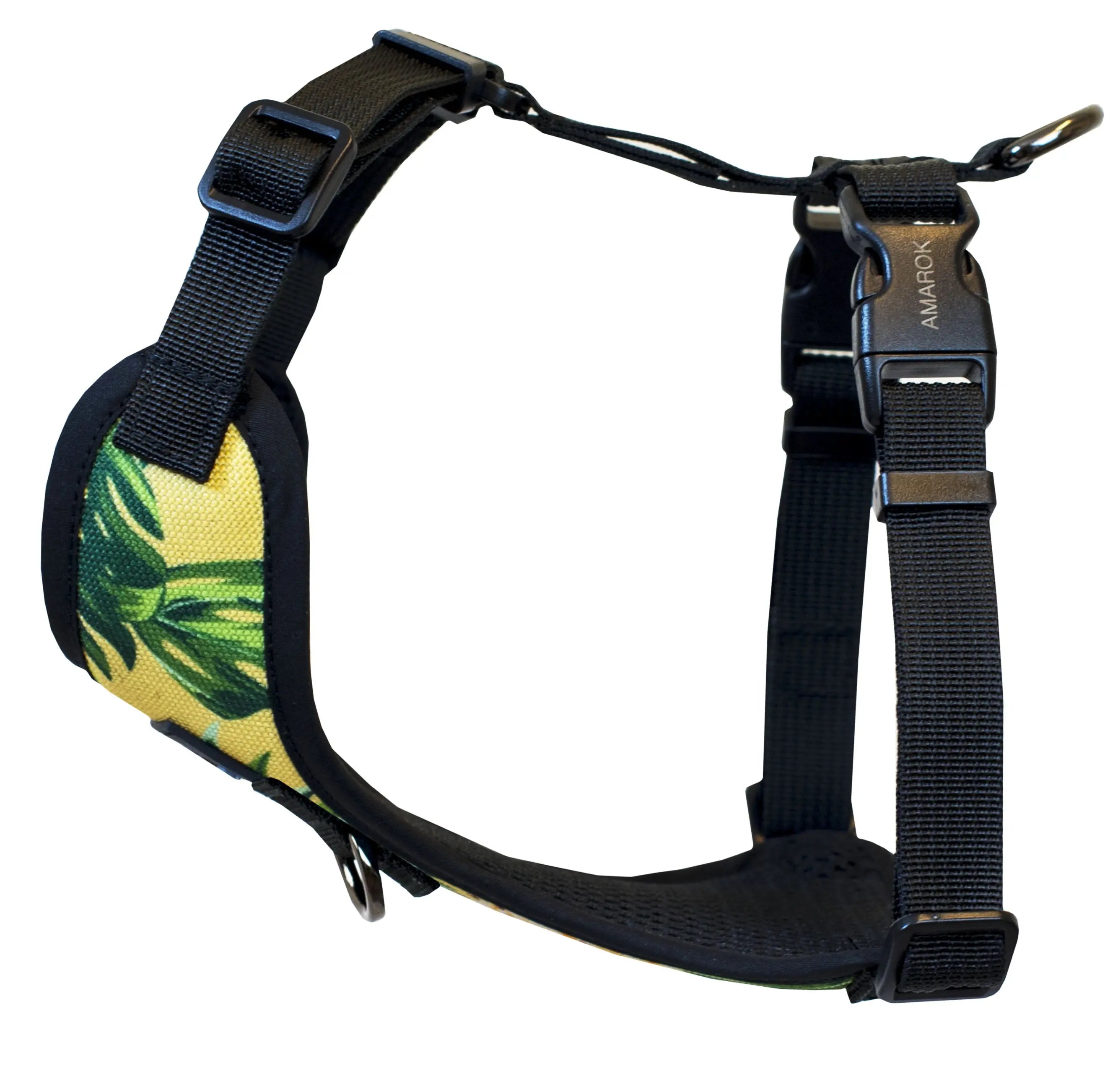 Photo de harnais régulier de randonnée pour petit chien de la collection Pina Colada, vue de côté