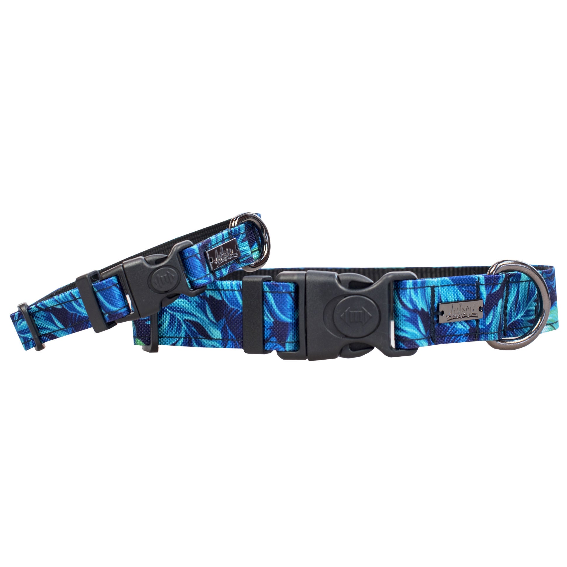 Collier en tissus pour chien petit et grand chien AMAROK collection HAWAIEN vue de face