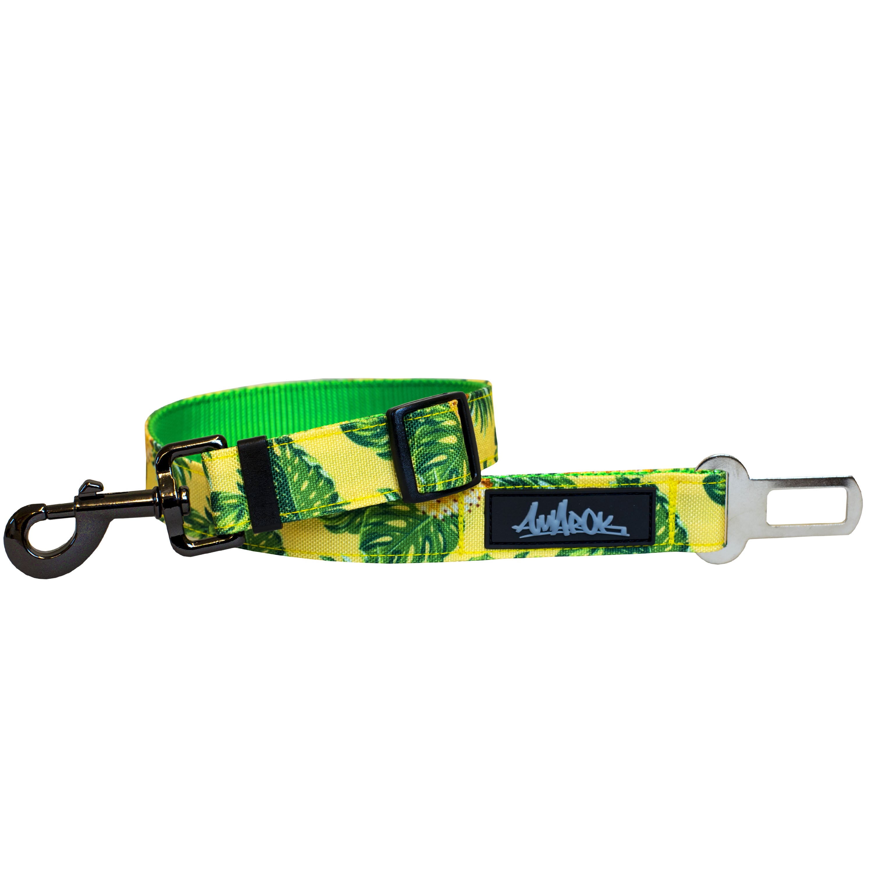 Laisse de sécurité de voiture pour petit et gros chiens, de la collection Pina Colada.