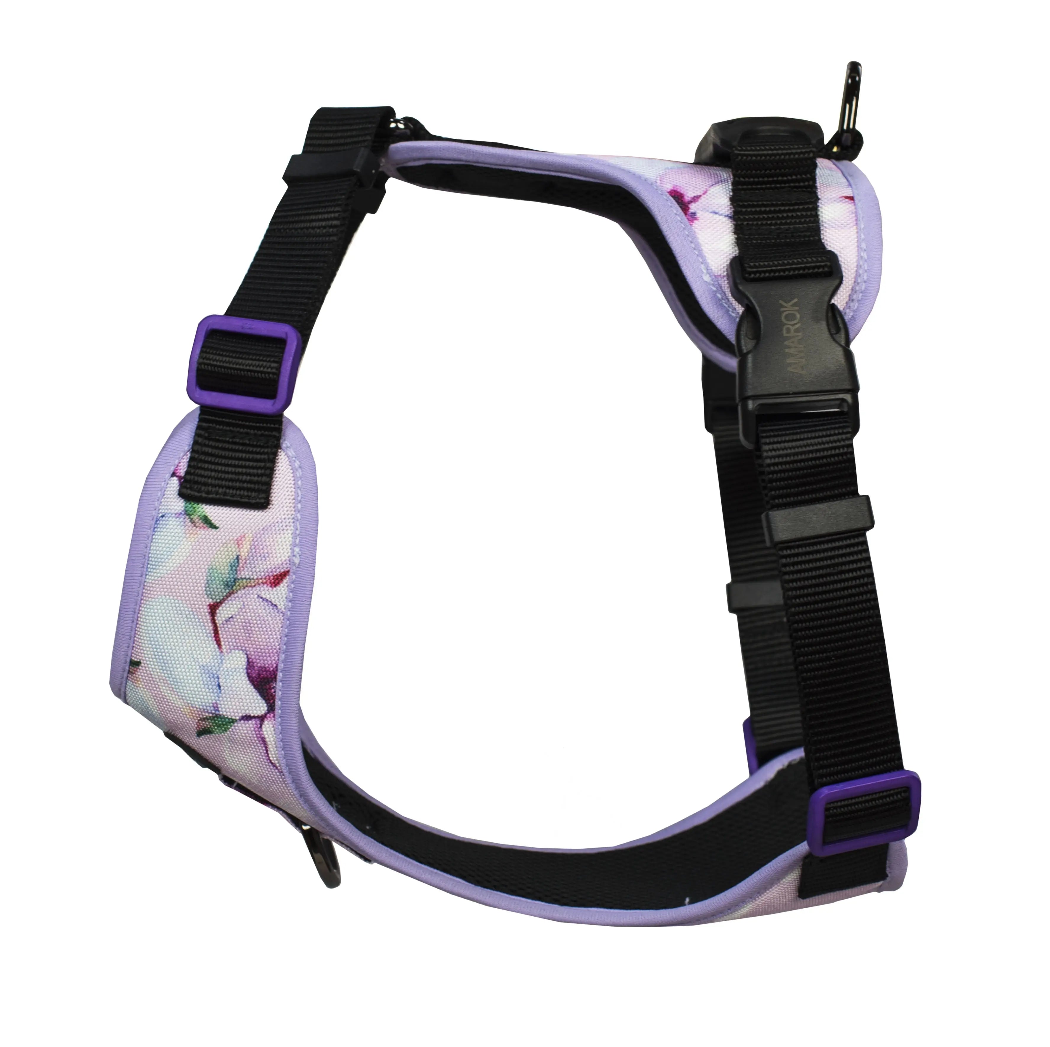 Harnais régulier de randonnées pour gros chien de la collection MYOSOTIS, vue de côté