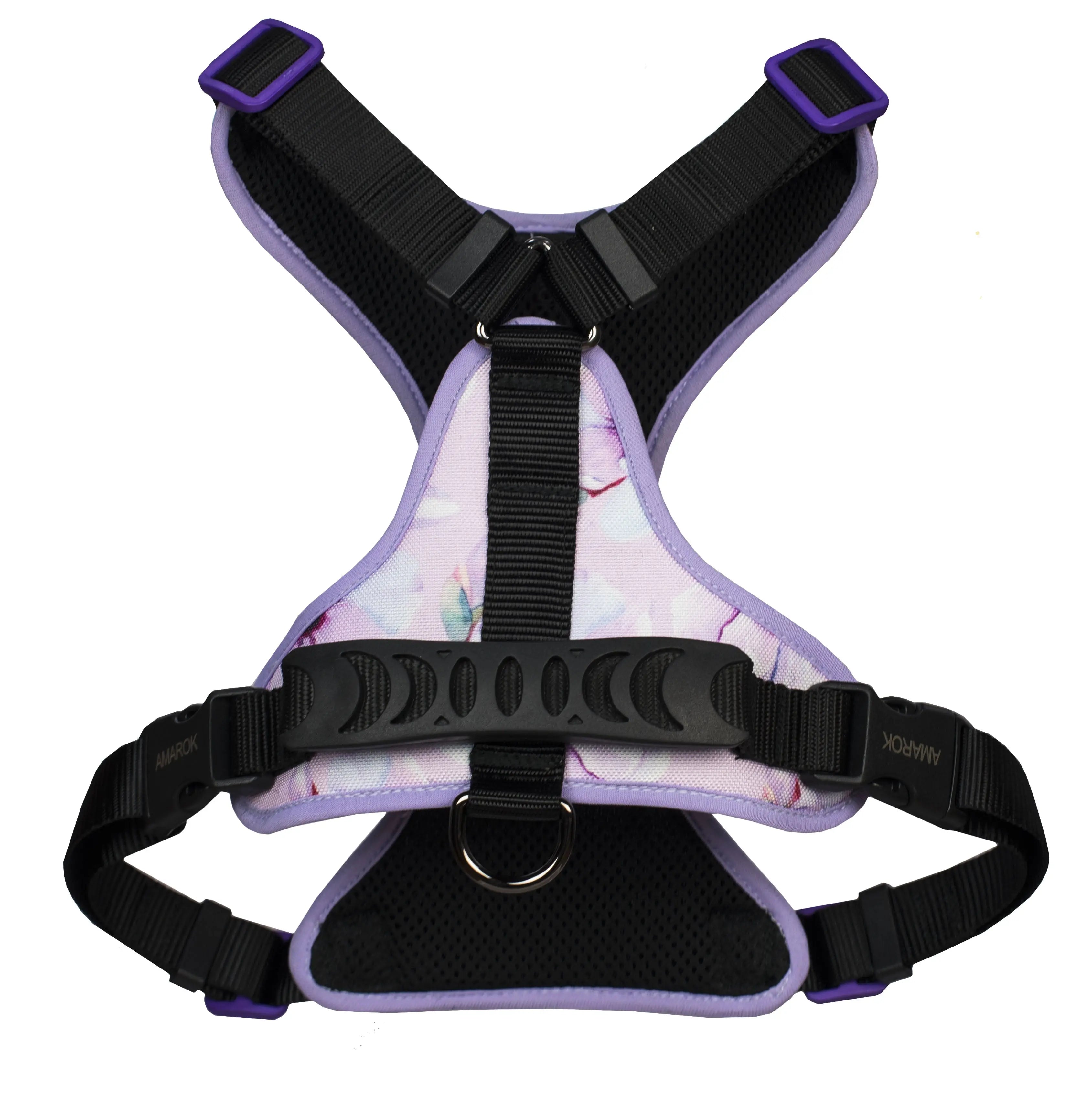 Harnais régulier de randonnées pour petite chien de la collection MYOSOTIS, vue de dos.