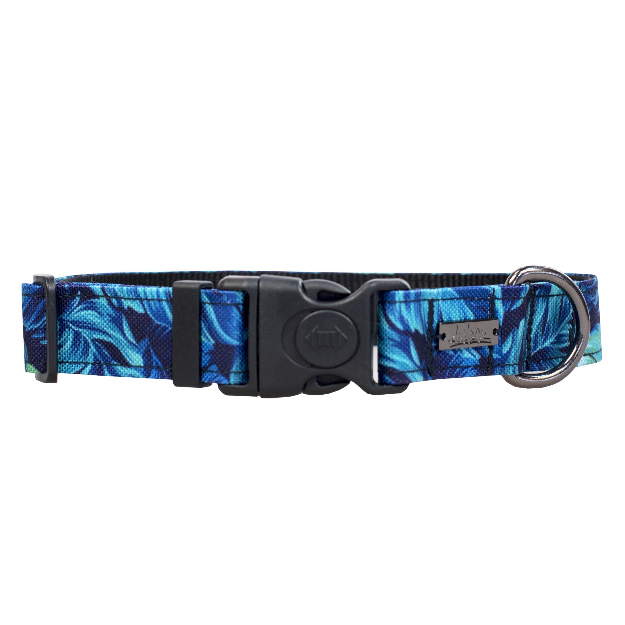 Collier en tissus pour chien AMAROK collection HAWAIEN vue de face 