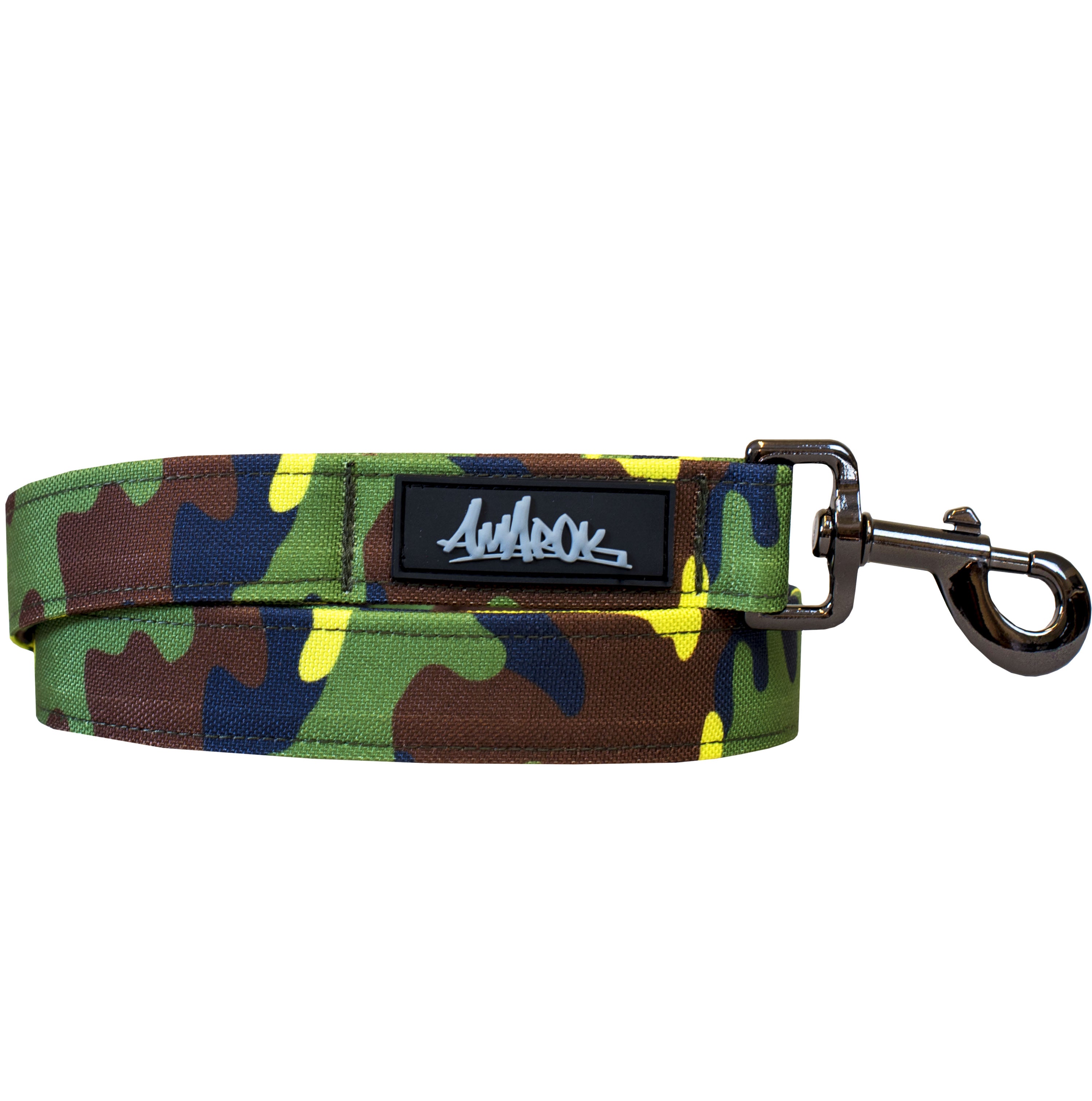Photo de laisse en tissus de la collection Camo Vif 