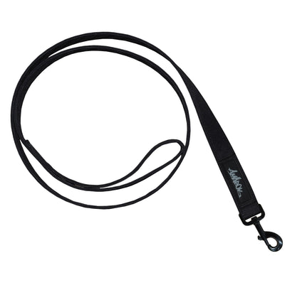 Laisse pour chien en tissus souple et résistant de la collection ONYX. Couleur noir unie. Vue d'ensemble. 